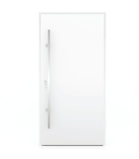 Porta Exterior Metal ALPES 88x207cm Branca DIREITA (S55)