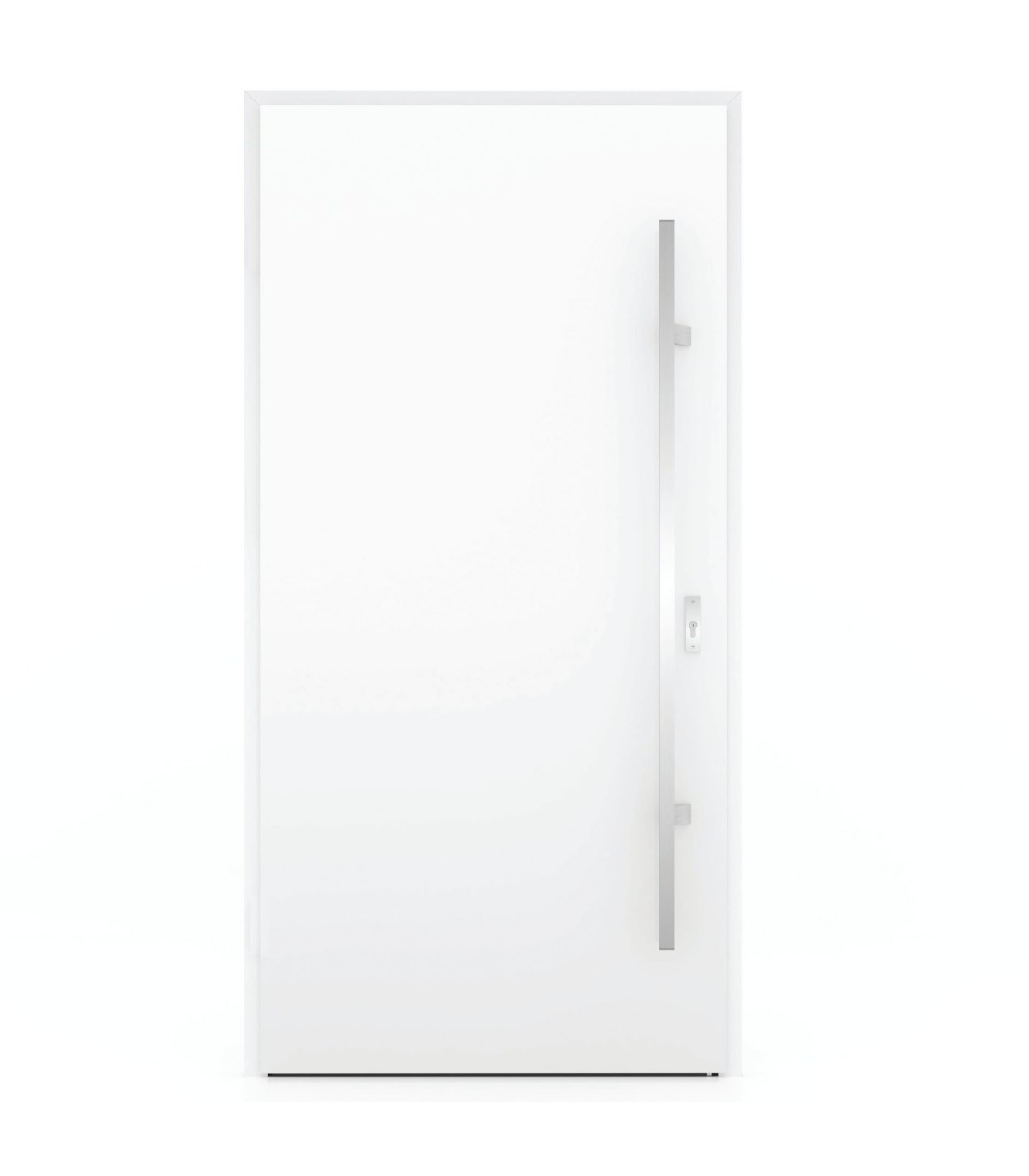 Porta Exterior Metal ALPES 98x207cm Branca ESQUERDA (S55)