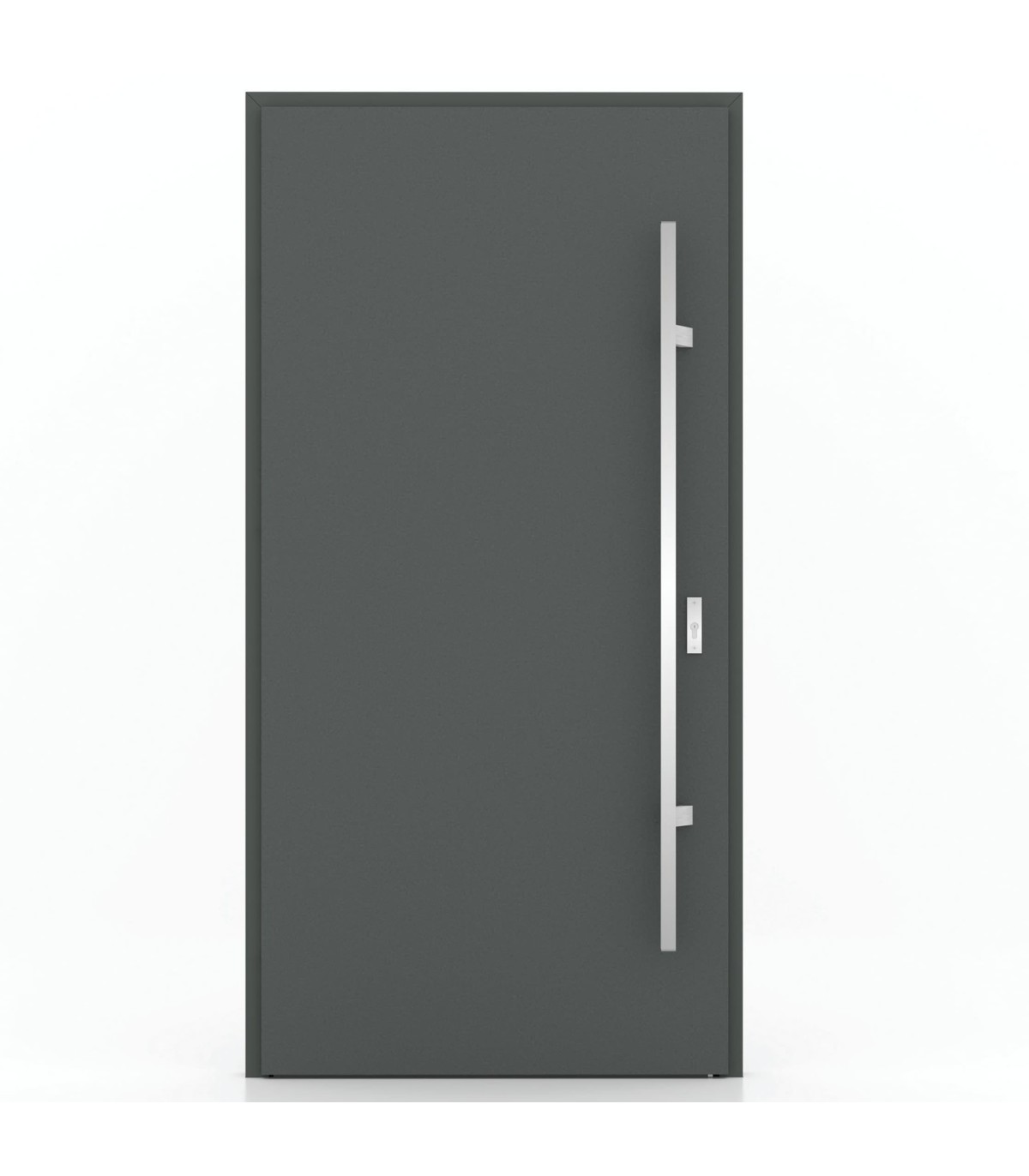 Porta Exterior Metal ALPES 88x207cm Antracite ESQUERDA (S55)