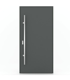 Porta Exterior Metal ALPES 88x207cm Antracite DIREITA (S55)