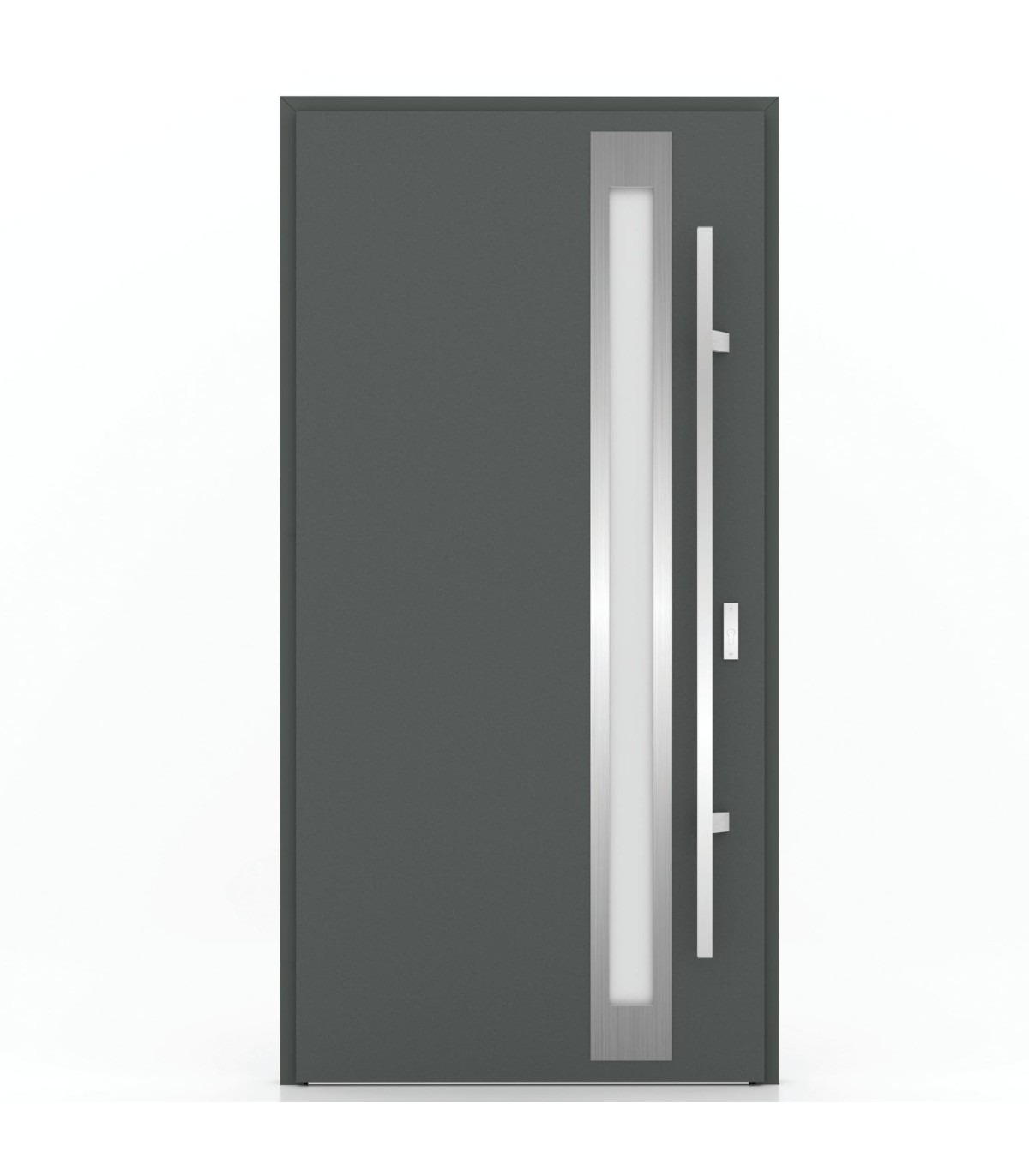 Porta Exterior Metal ATLAS 98x207cm Antracite ESQUERDA (S55)