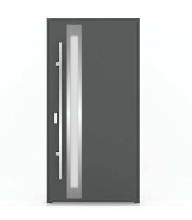 Porta Exterior Metal ATLAS 98x207cm Antracite DIREITA (S55)