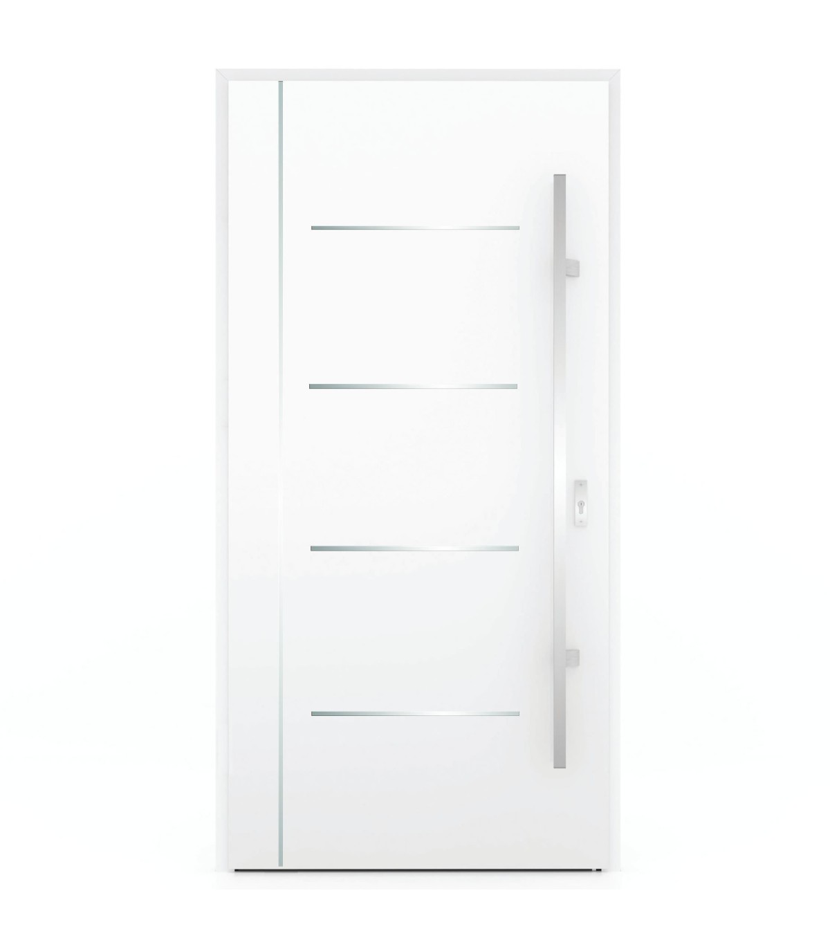 Porta Exterior Metal ANDES 98x207cm Branca ESQUERDA (S55)