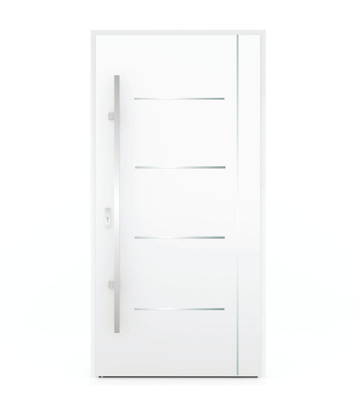 Porta Exterior Metal ANDES 98x207cm Branca DIREITA (S55)