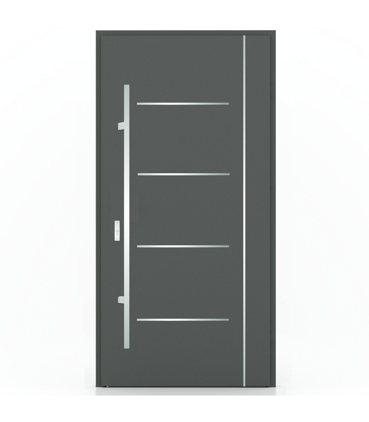 Porta Exterior Metal ANDES 88x207cm Antracite DIREITA (S55)