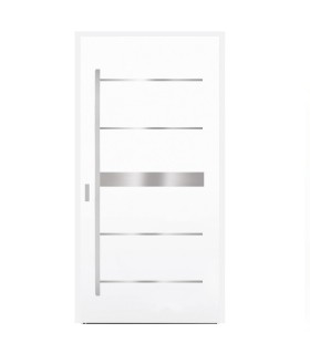 Porta Exterior Metal HIMALAIAS 88x207cm Branca DIREITA (S55)