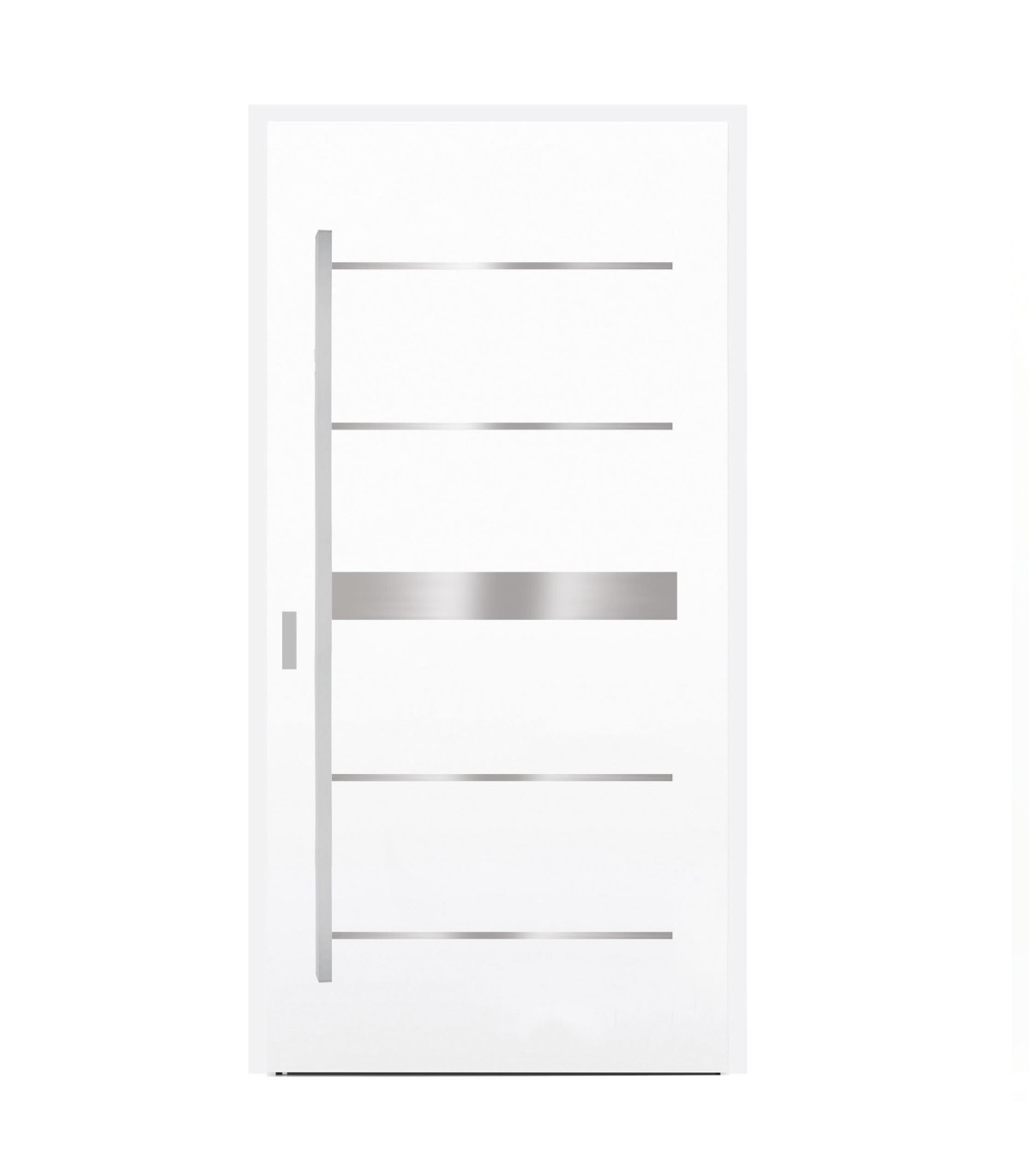 Porta Exterior Metal HIMALAIAS 88x207cm Branca DIREITA (S55)