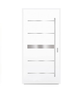 Porta Exterior Metal HIMALAIAS 98x207cm Branca ESQUERDA (S55)