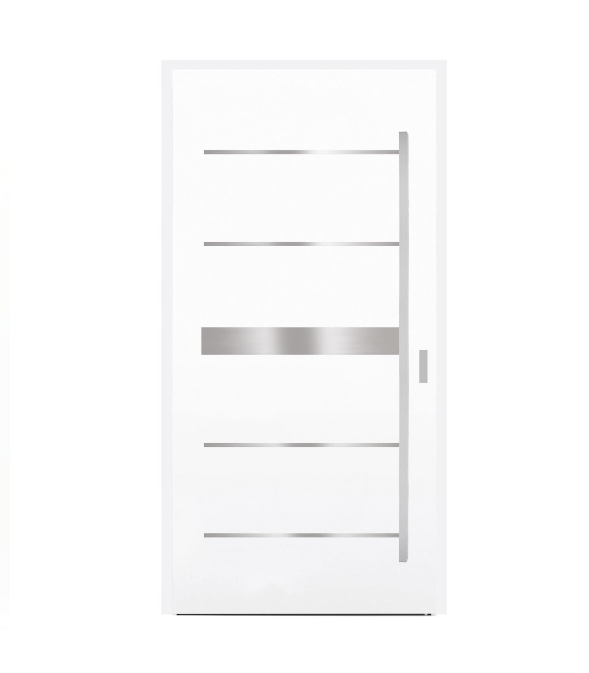 Porta Exterior Metal HIMALAIAS 98x207cm Branca ESQUERDA (S55)