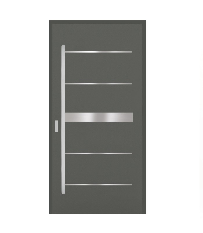 Porta Exterior Metal HIMALAIAS 98x207cm Antracite DIREITA (S55)