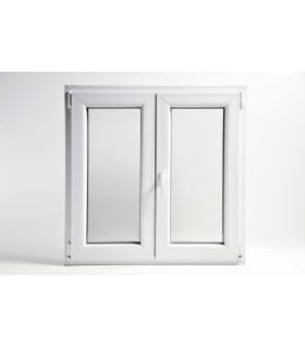 Janela PVC 118x110cm Oscilobatente Vidro Duplo CANDO