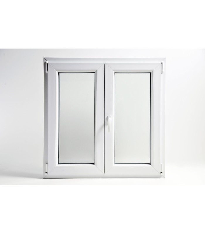 Janela PVC 118x110cm Oscilobatente Vidro Duplo CANDO