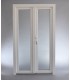 Porta Exterior Dupla PVC Vidro Fosco 200x200cm DIREITA ALUPLAST Fabrico Especial