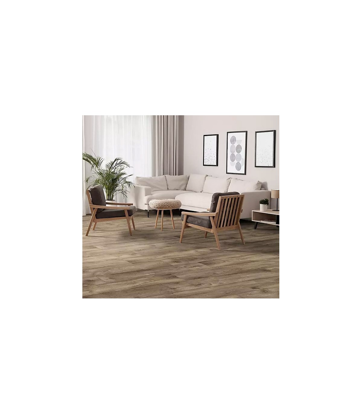 Pavimento Flutuante vínilico SPC Carvalho Rústico NewVinyl 5,5 mm