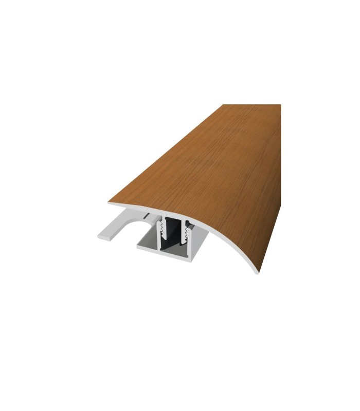 Perfil de Desnível Aluminio Revestido Afizélia 2,7m x 30mm