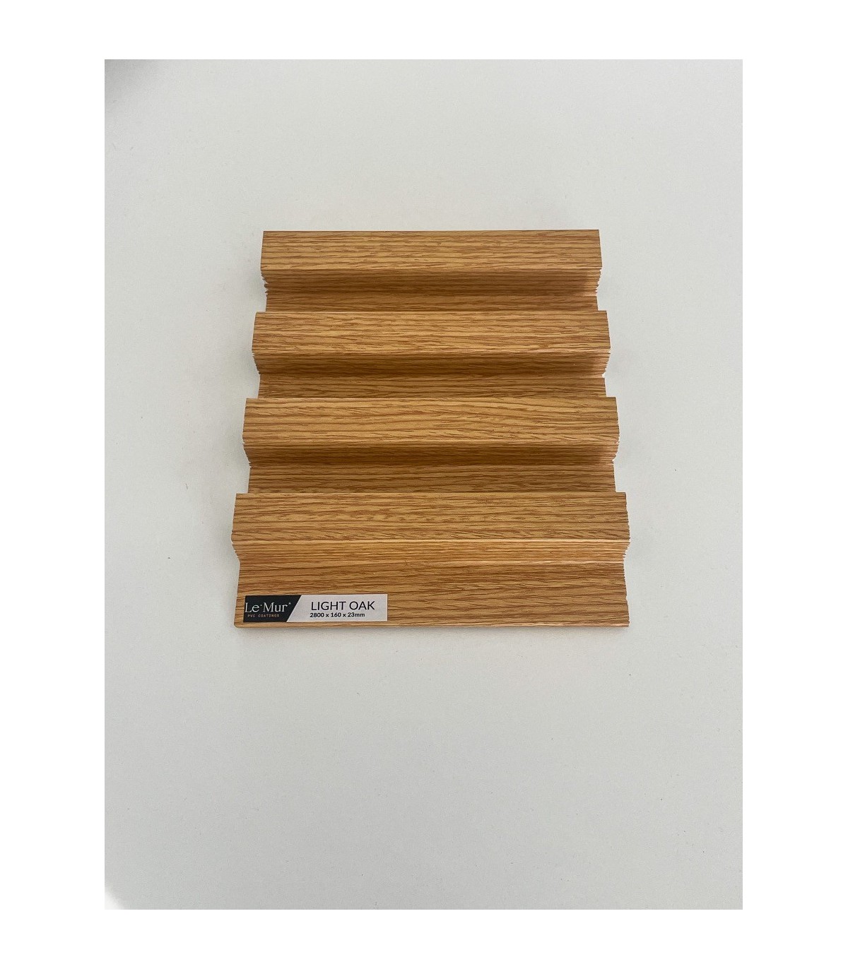 AMOSTRA - Revestimento Ripado Le Mur Carvalho Claro (17x14cm)