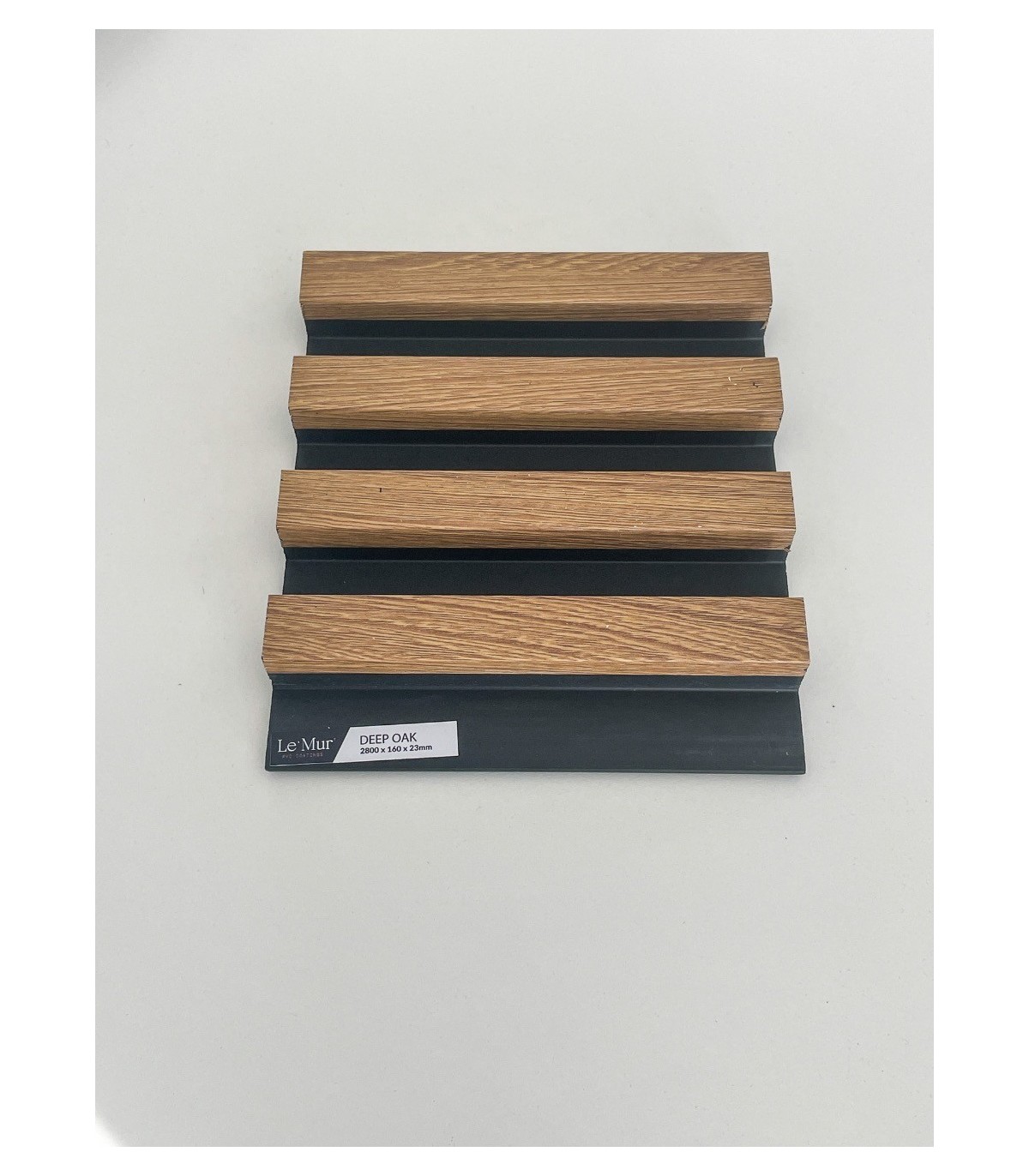 AMOSTRA - Revestimento Ripado Le Mur Carvalho Intenso (17x14cm)