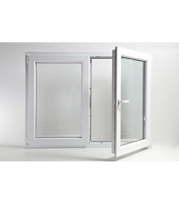 Janela PVC 120x100cm Oscilobatente Vidro Duplo CANDO