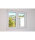 Janela PVC 100x100cm Oscilobatente Vidro Duplo PROLINE
