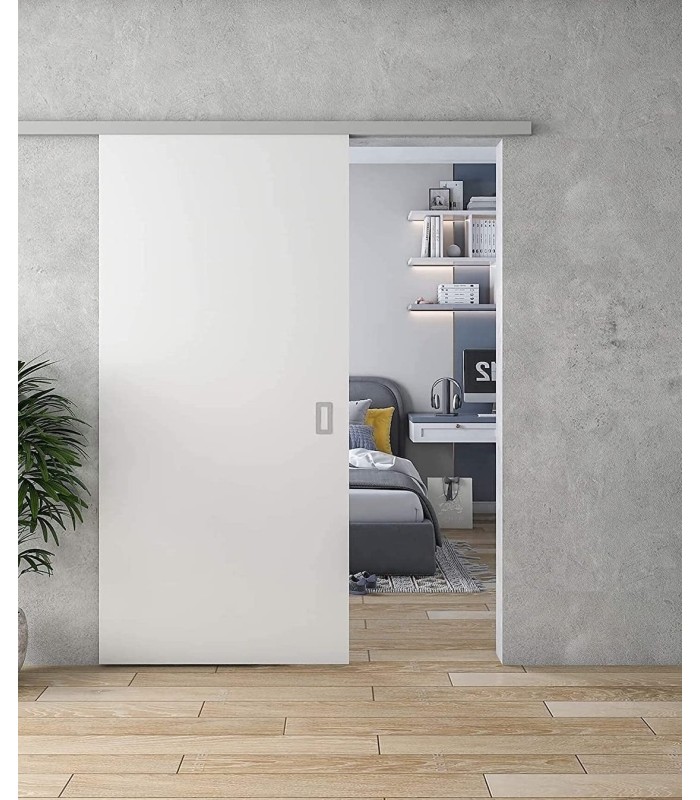 Porta de Correr 240x100cm com Primário e Ferragens