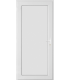 Porta Exterior PVC Painel Liso Branco 80x200cm ESQUERDA