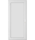Porta Exterior PVC Painel Liso Branco 90x200cm ESQUERDA