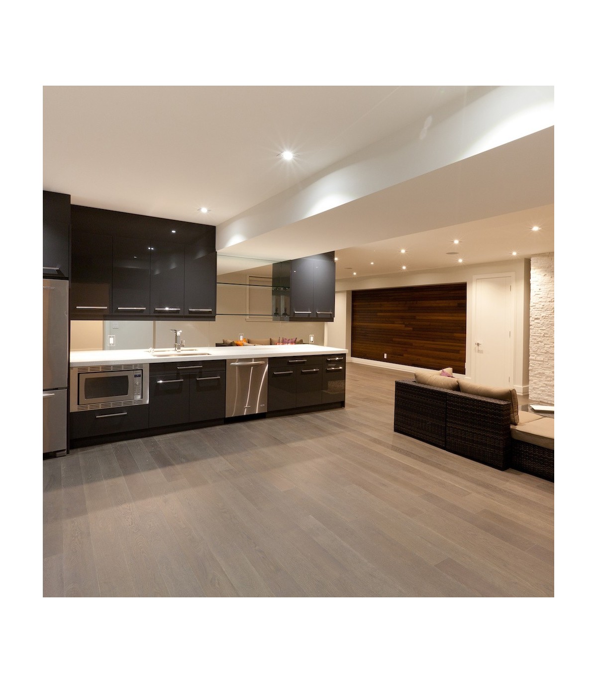 Pavimento Vinilico SPC Flutuante Carvalho Cinza Rústico NewVinyl 6,5 mm