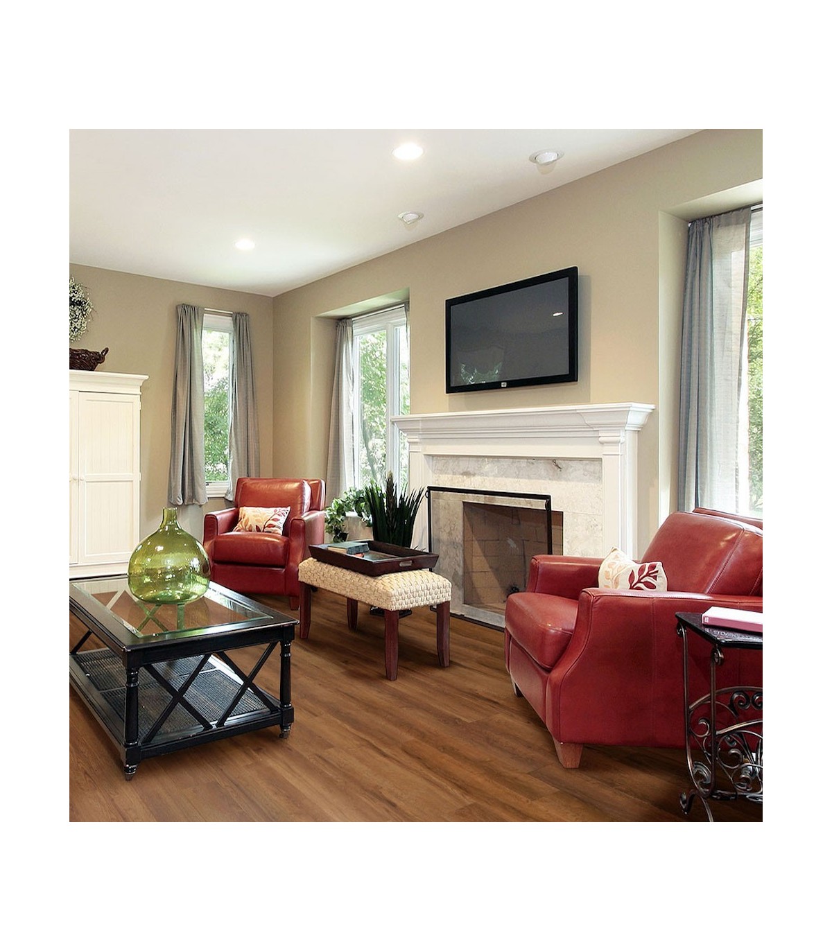 Pavimento Vinilico SPC Flutuante Afizelia NewVinyl 6,5 mm