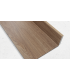 Rodapé PVC Expandido Carvalho Natural 2200x70x15mm