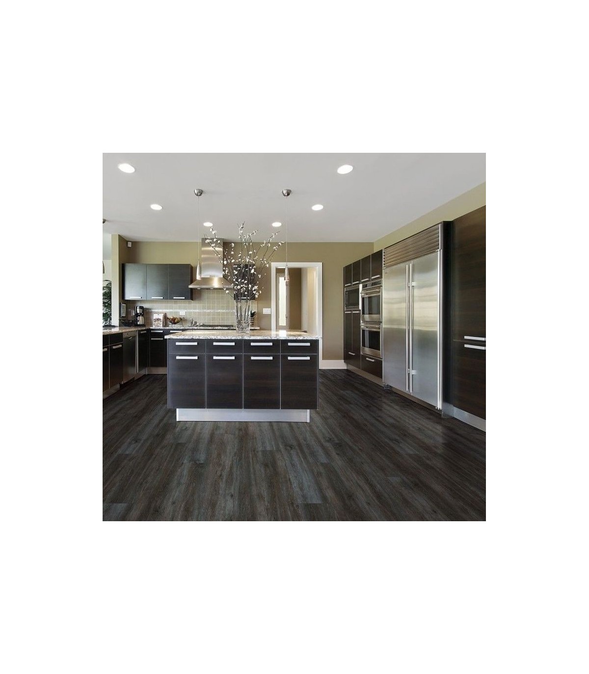 Pavimento Vinilico SPC Flutuante Carvalho Cinza Escuro NewVinyl 6,5 mm